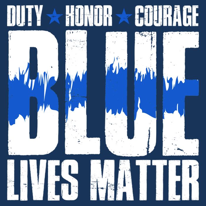 Blue Lives Matter Flatbill Hat