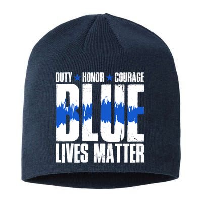 Blue Lives Matter Sustainable Beanie