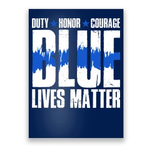 Blue Lives Matter Poster