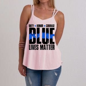 Blue Lives Matter Women's Strappy Tank