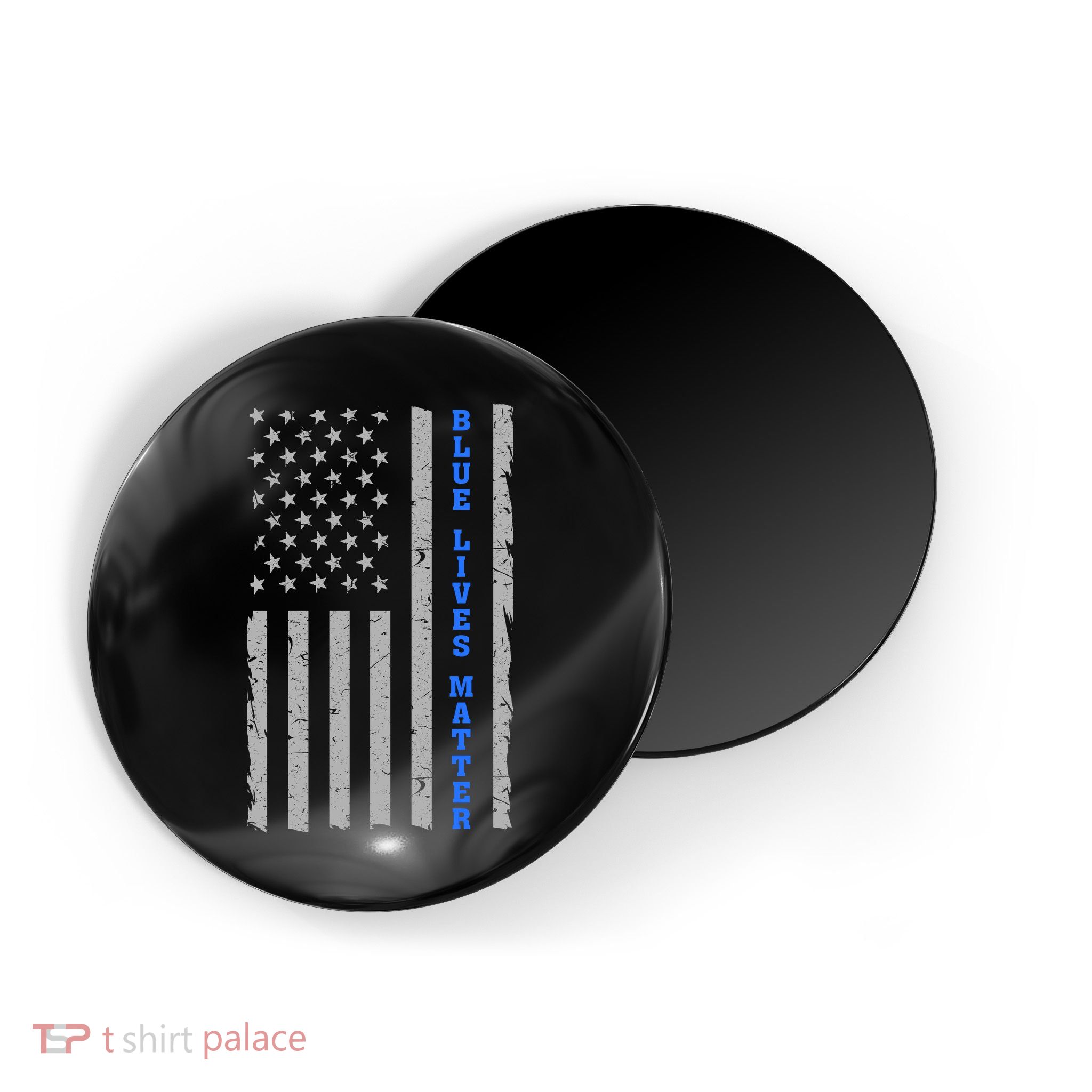 Blue Lives Matter Vintage Flag Magnet