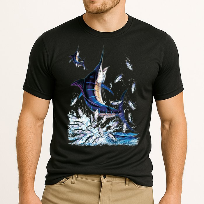 Blue Marlin Fishing Performance Shirt
