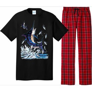 Blue Marlin Fishing Pajama Set