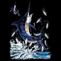 Blue Marlin Fishing Kids T-Shirt