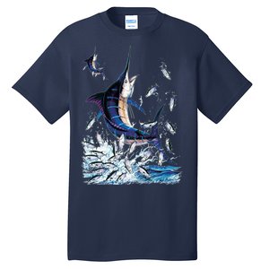 Blue Marlin Fishing Tall T-Shirt