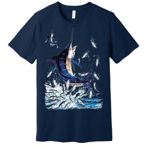 Blue Marlin Fishing Premium T-Shirt