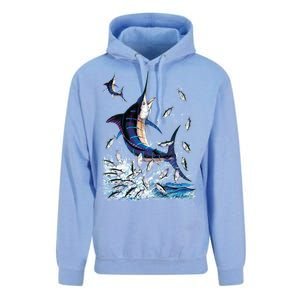 Blue Marlin Fishing Unisex Surf Hoodie