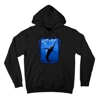 Blue Marlin Underwater Hoodie