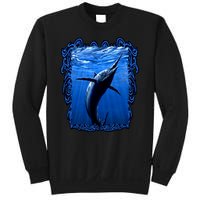 Blue Marlin Underwater Sweatshirt