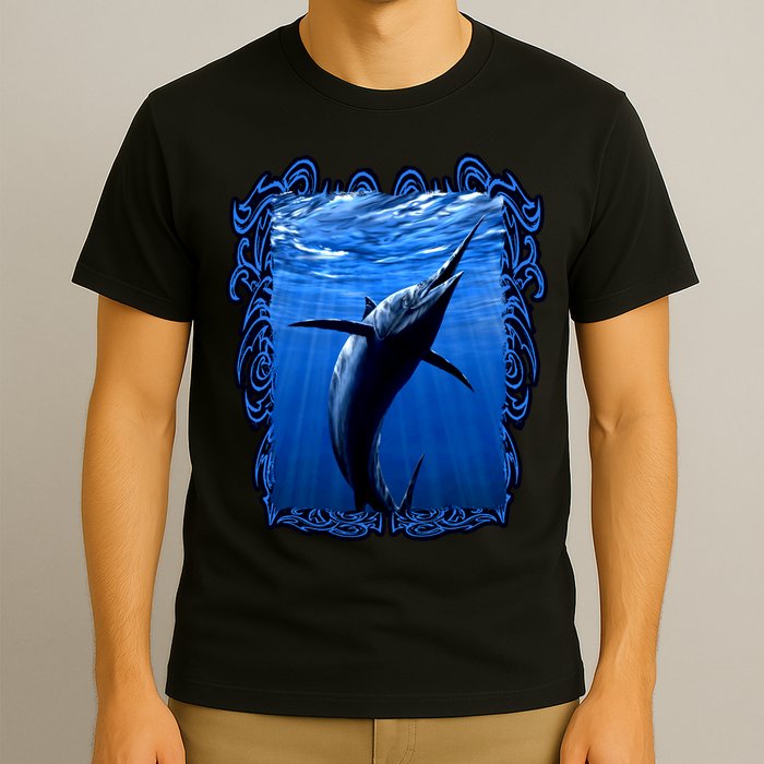 Blue Marlin Underwater T-Shirt