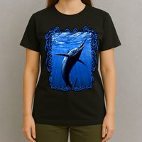 Blue Marlin Underwater T-Shirt