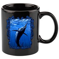 Blue Marlin Underwater 11oz C Handle Ceramic Mug