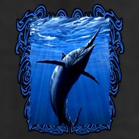 Blue Marlin Underwater Beanie