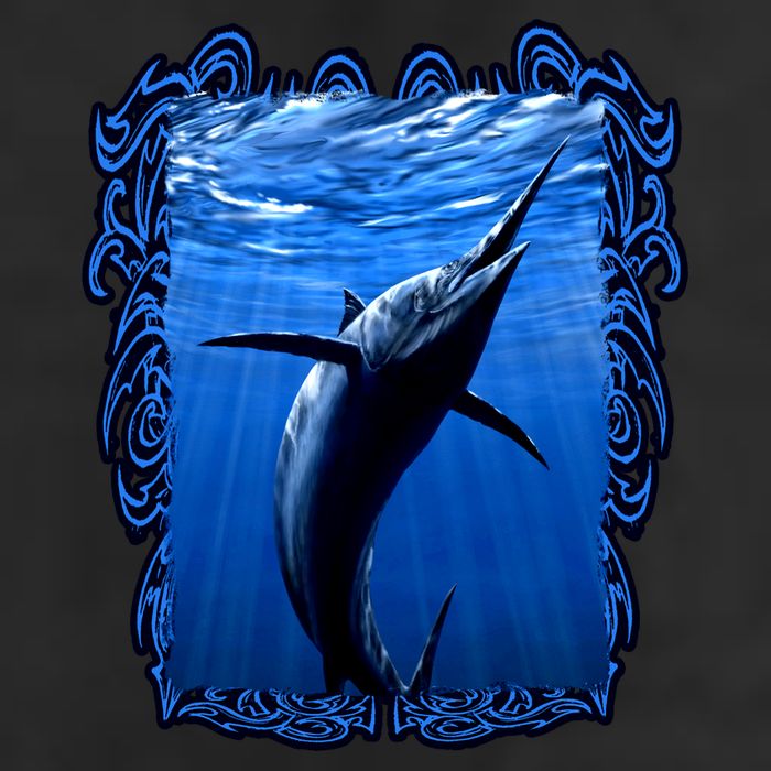 Blue Marlin Underwater Beanie