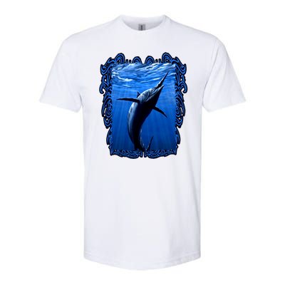 Blue Marlin Underwater Softstyle® CVC T-Shirt