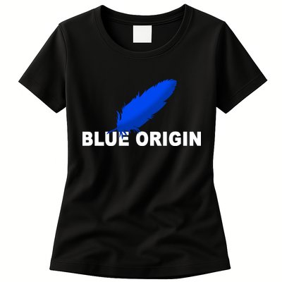 Blue Origin Feather Logo Womens T-Shirt