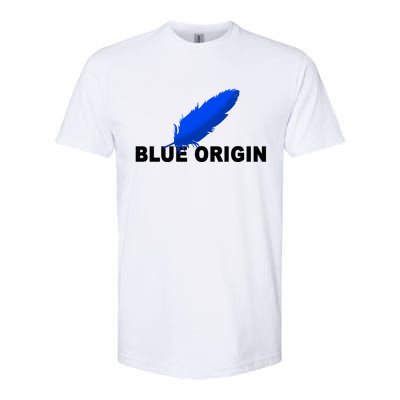 Blue Origin Feather Logo Softstyle® CVC T-Shirt