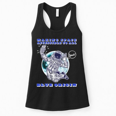 Blue Origin Making Space Accessible To All Womens Tank Top