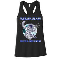 Blue Origin Making Space Accessible To All Women's Racerback Tank