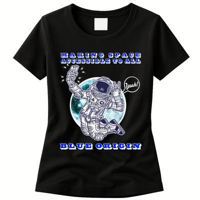 Blue Origin Making Space Accessible To All Womens T-Shirt