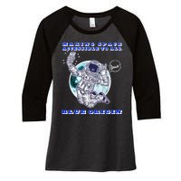 Blue Origin Making Space Accessible To All Women's Tri-Blend 3/4-Sleeve Raglan Shirt