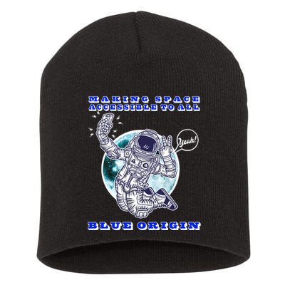 Blue Origin Making Space Accessible To All Short Acrylic Beanie