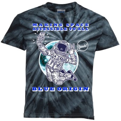 Blue Origin Making Space Accessible To All Kids Tie-Dye T-Shirt