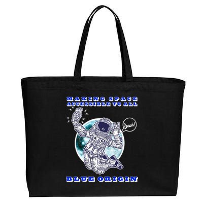 Blue Origin Making Space Accessible To All Cotton Canvas Jumbo Tote