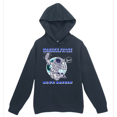 Blue Origin Making Space Accessible To All Urban Pullover Hoodie