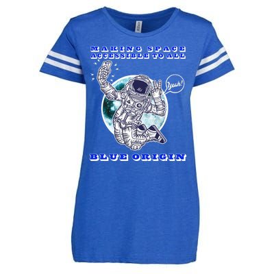 Blue Origin Making Space Accessible To All Enza Ladies Jersey Football T-Shirt