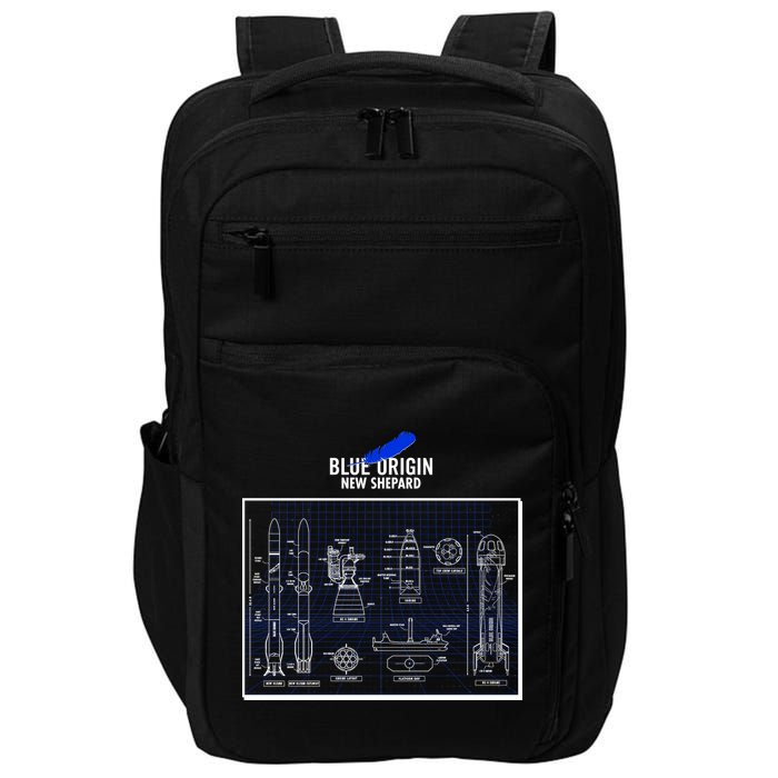 Blue Origin New Shepard Spaceship Blueprints Impact Tech Backpack