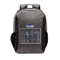 Blue Origin New Shepard Spaceship Blueprints Vector Backpack