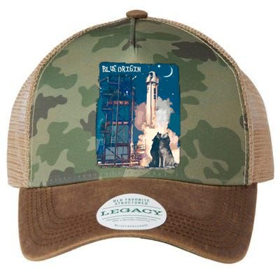 Blue Origin Space Launch Legacy Tie Dye Trucker Hat