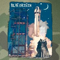 Blue Origin Space Launch Legacy Tie Dye Trucker Hat