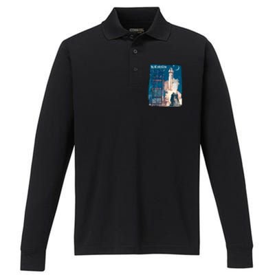 Blue Origin Space Launch Performance Long Sleeve Polo