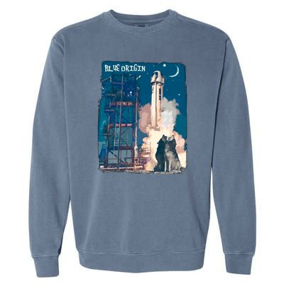 Blue Origin Space Launch Garment-Dyed Sweatshirt