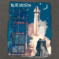 Blue Origin Space Launch Cotton Canvas Backpack