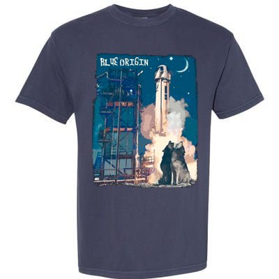 Blue Origin Space Launch Garment-Dyed Heavyweight T-Shirt