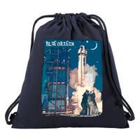 Blue Origin Space Launch Drawstring Bag