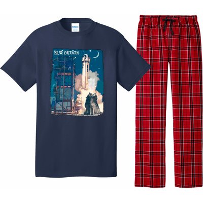 Blue Origin Space Launch Pajama Set