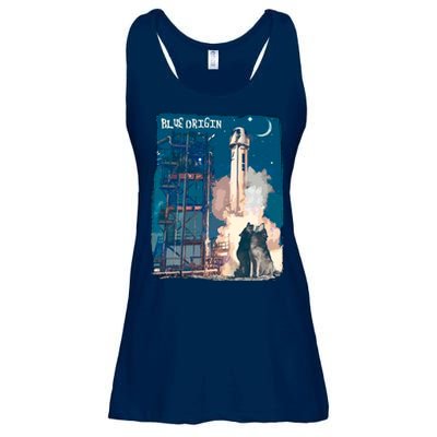 Blue Origin Space Launch Ladies Essential Flowy Tank
