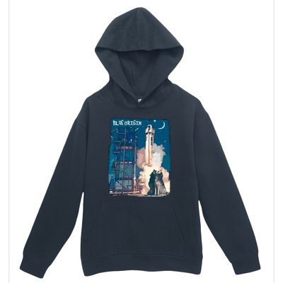 Blue Origin Space Launch Urban Pullover Hoodie