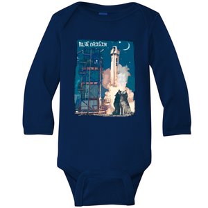 Blue Origin Space Launch Baby Long Sleeve Bodysuit