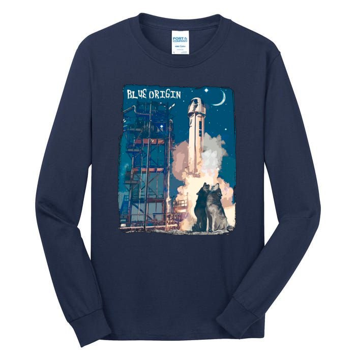 Blue Origin Space Launch Tall Long Sleeve T-Shirt