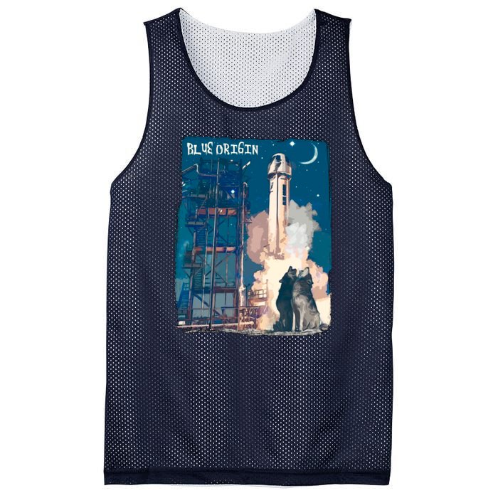 Blue Origin Space Launch Mesh Reversible Basketball Jersey Tank