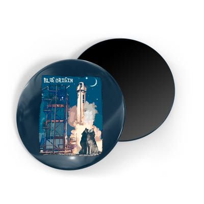 Blue Origin Space Launch Magnet