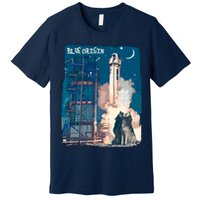 Blue Origin Space Launch Premium T-Shirt