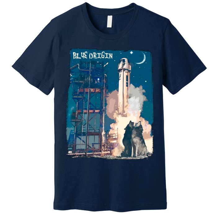 Blue Origin Space Launch Premium T-Shirt