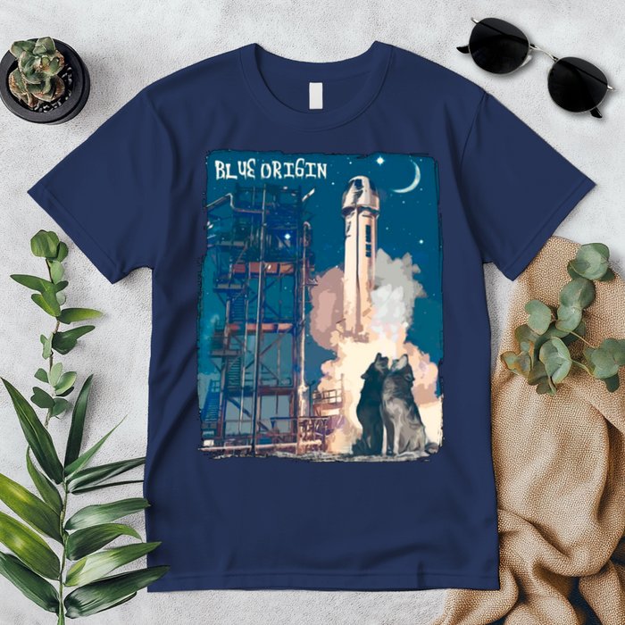 Blue Origin Space Launch Premium T-Shirt