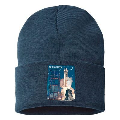 Blue Origin Space Launch Sustainable Knit Beanie